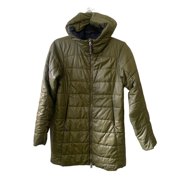 Mont-Bell THERMALAND Reversible Jacket WOMEN'S Blue Green S